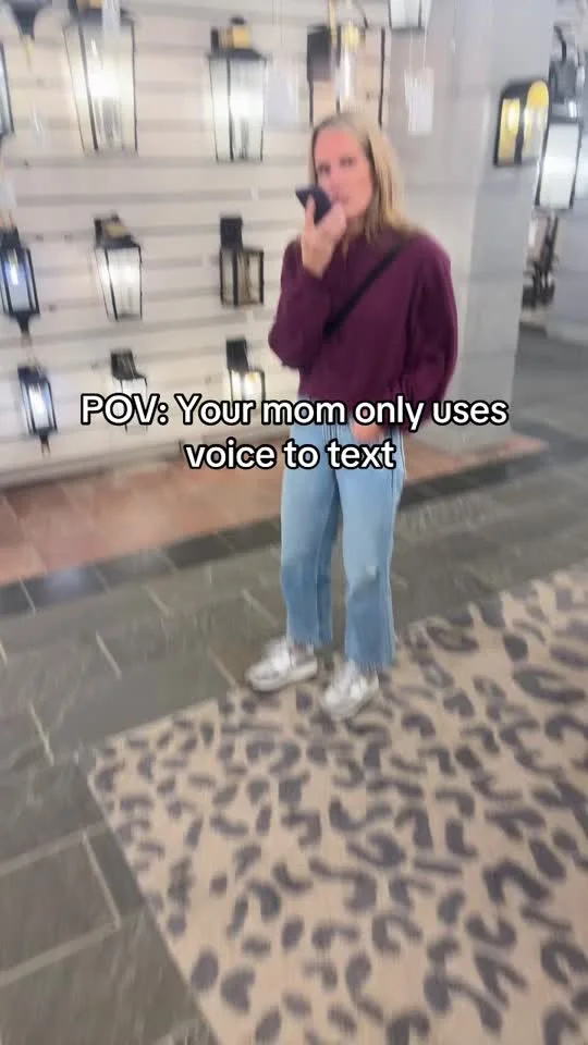 Creator parodying voice-to-text