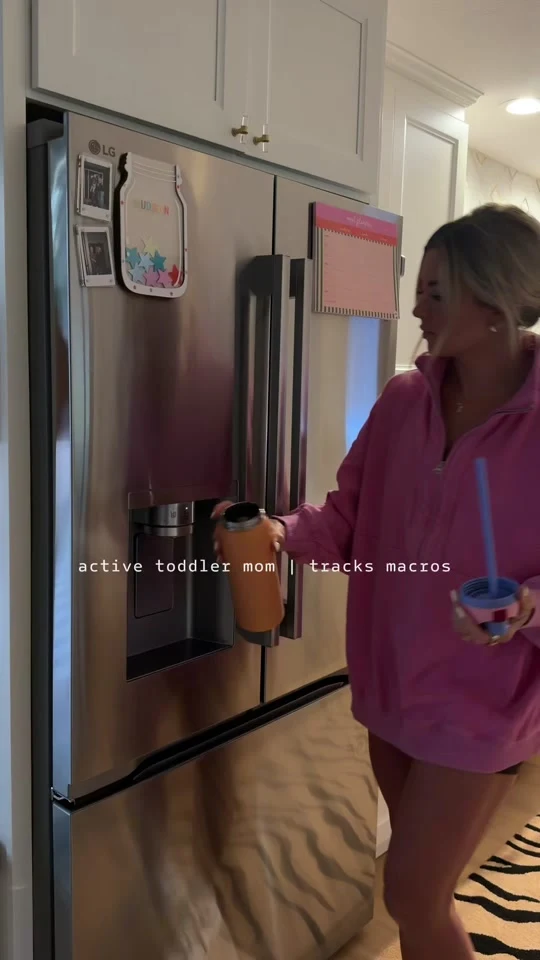 Creator walking through her kitchen during a full day of eating