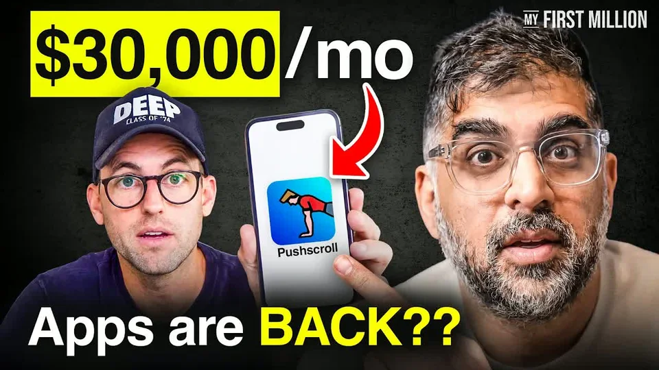 My First Million episode on iPhone apps making money again