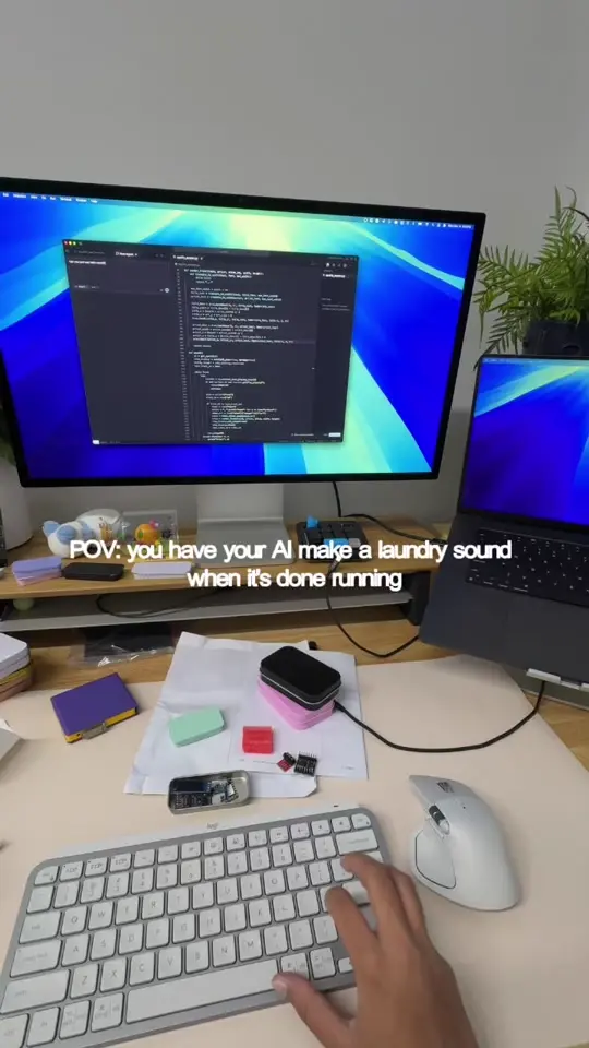 @mewtru’s Cursor laundry-chime build